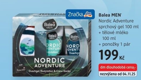 Dárková kazeta pánská Nordic Adventure Balea Men