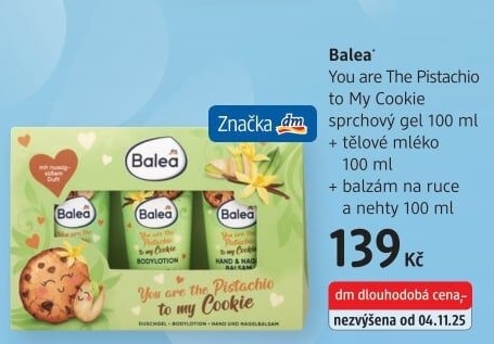 Dárková kazeta You are The Pistachio to My Cookie Balea