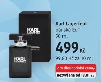 Toaletní voda pánská Karl Lagerfeld