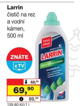 Čistič na rez a vodní kámen Larrin