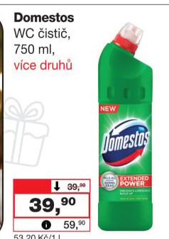Čistič WC gelový Domestos