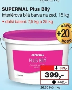 Interiérová barva Plus Supermal