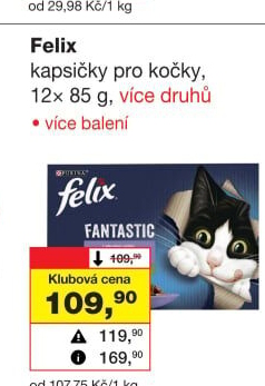 Kapsičky pro kočky Felix Purina