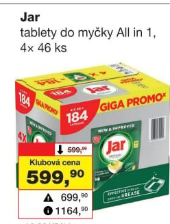 Kapsle do myčky All in 1 Jar