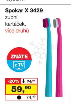 Kartáček na zuby Spokar