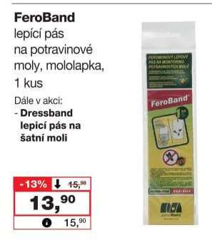 Lepící pás na potravinové moly FeroBand Papírna Moudrý