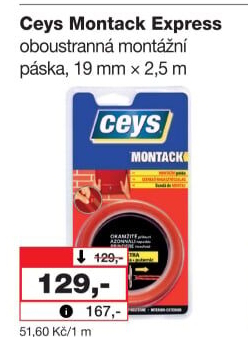 Lepicí páska Montack Express Ceys