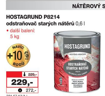 Odstraňovač starých nátěrů Hostagrund