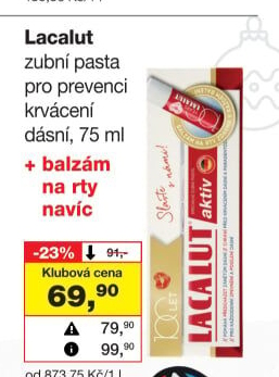 Pasty na zuby Lacalut