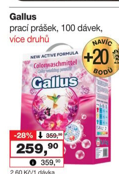 Prací prášek Gallus