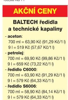 Ředidlo S6006 Baltech