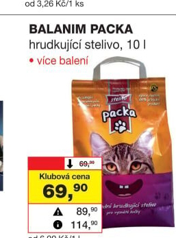 Stelivo pro kočky Packa Balanim