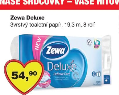 Toaletní papír 3vrstvý Deluxe Zewa