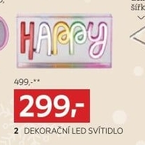 DEKORAČNÍ LED SVÍTIDLO