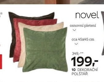 DEKORAČNÍ POLŠTÁŘ