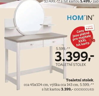 TOALETNÍ STOLEK