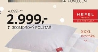 TŘÍKOMOROVÝ POLŠTÁŘ