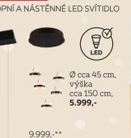ZÁVĚSNÉ LED SVÍTIDLO
