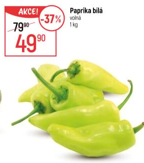 Paprika bílá