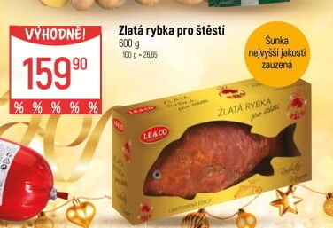Šunka nejvyšší jakosti zlatá rybka LE&amp