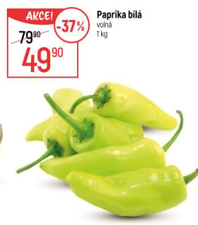 Paprika bílá