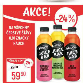 Šťáva čerstvá Juice Bar Rauch