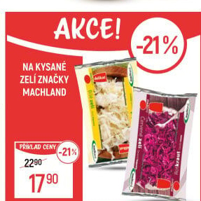 Zelí bílé kysané Machland