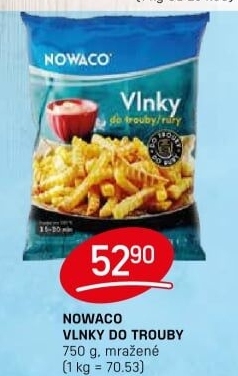 Hranolky vlnky mražené Nowaco