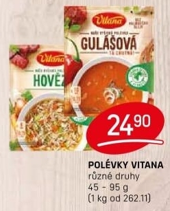 Instantní polévky Vitana