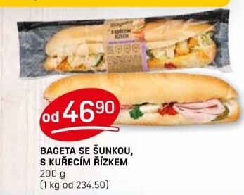 Obložená bageta
