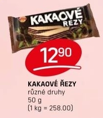 Oplatky kakaové řezy Sedita