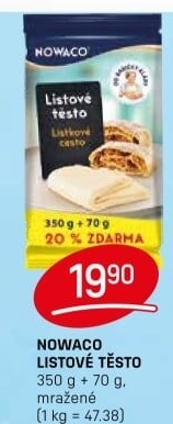 Těsto listové mražené Dobroty babičky Kláry