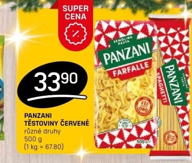 Těstoviny Panzani