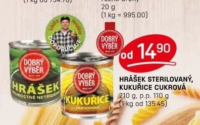 Zelenina konzervovaná Dobrý Výběr