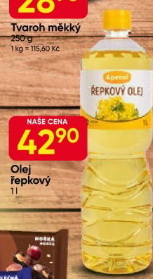 Řepkový olej Apetol