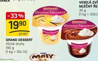 Dezert Grand Dessert Ehrmann