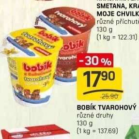 Dezert tvarohový Bobík