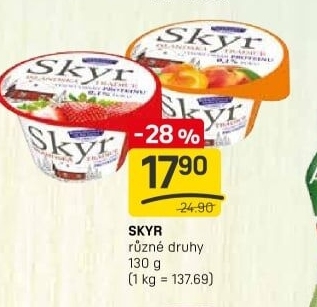 Dezert zakysaný ochucený Skyr Bohušovická mlékárna