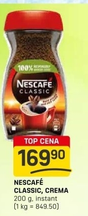 Instantní káva Nescafé Classic
