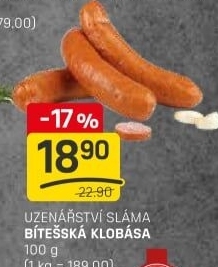 Klobáska bítešská Sláma