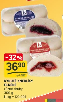 Kynuté knedlíky ovocné Lef