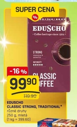 Mletá káva Classic Strong Eduscho