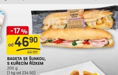 Obložená bageta