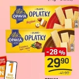 Oplatky Zlaté Opavia