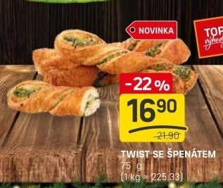 Pečivo Twist