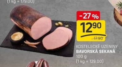 Sekaná bavorskáKostelecké uzeniny