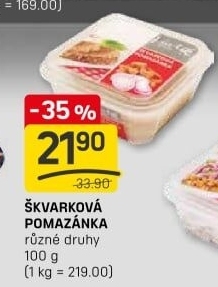 Škvarková pomazánka Lahůdky Vavřík