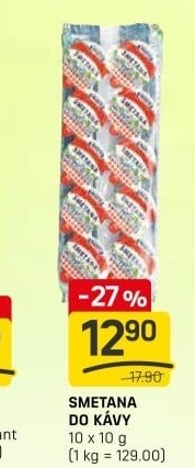 Smetánky do kávy Madeta