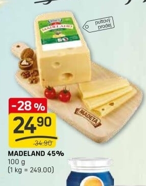 Sýr Madeland 45% Madeta