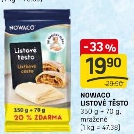 Těsto listové mražené Dobroty babičky Kláry